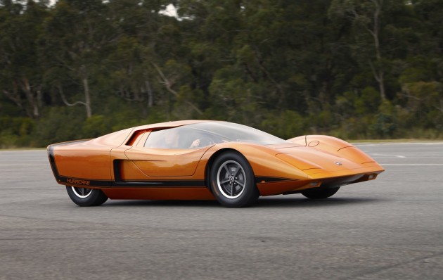Holden has restored its very first concept car the 1969 Holden Hurricane