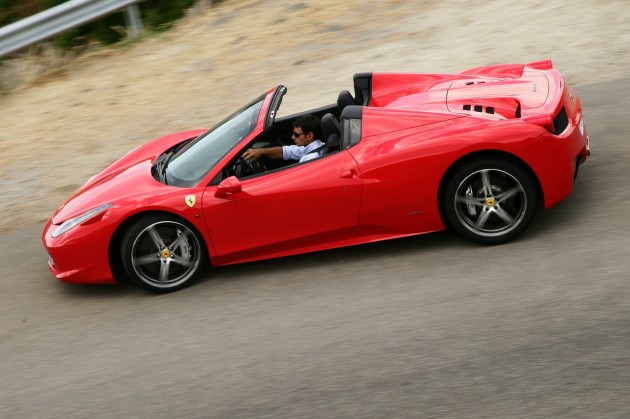 The Ferrari 458 Spider has made its local debut at the 2012 Australian F1 