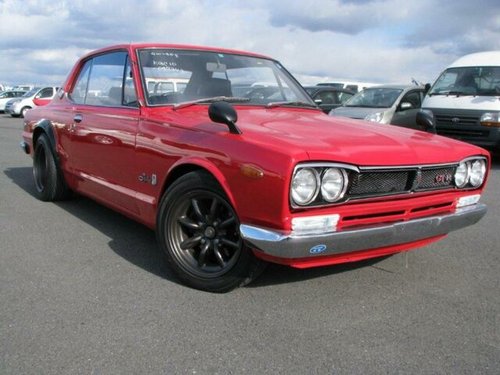 and the only red example this legendary 1972 Nissan Skyline'Hakosuka'