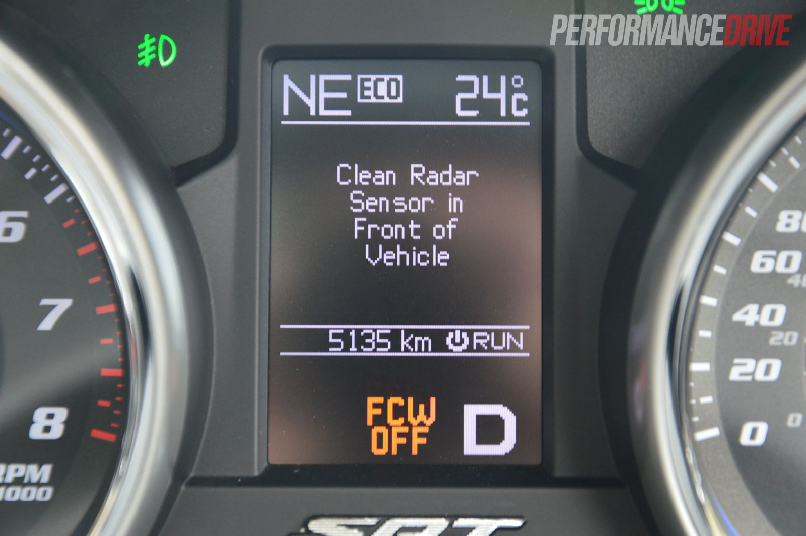 2013 Jeep Grand Cherokee SRT8 dirty radar sensor