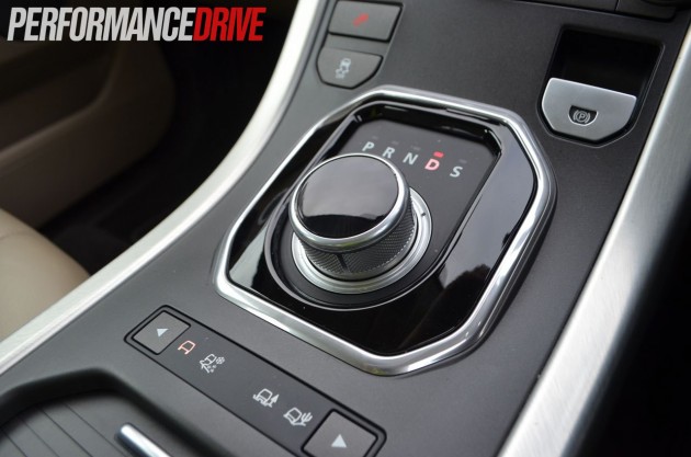 2012 Range Rover Evoque Pure SD4 gear select rise