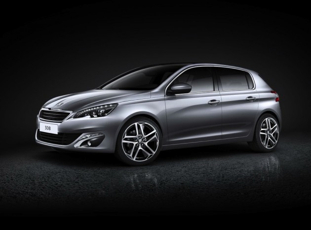 2014 Peugeot 308 silver front