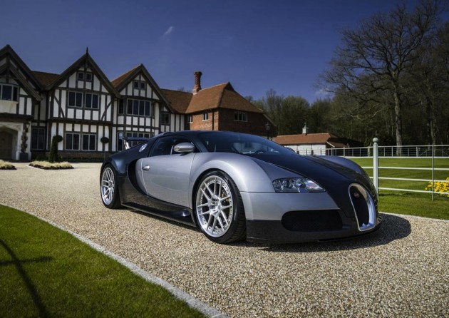 Bugatti Veyron with ADV1 wheels