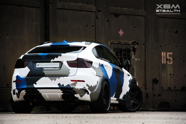 Inside Performance BMW X6 M Stealth rear