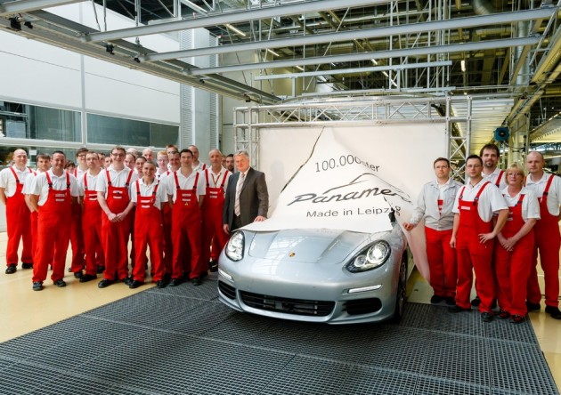 Porsche Panamera 100,000th production Leipzig