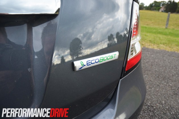 2013 FG Ford Falcon G6E EcoBoost rear badge