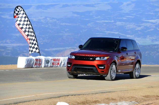 2014 Range Rover Sport at Pikes Peak record