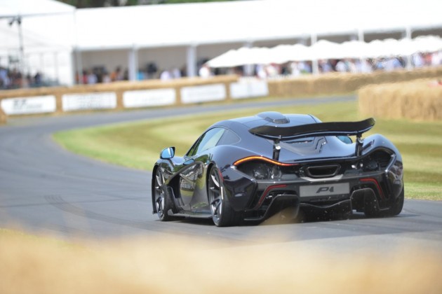 McLaren P1 at 2013 Goodwood Festival-rear