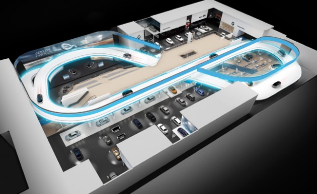 BMW Frankfurt Motor Show track