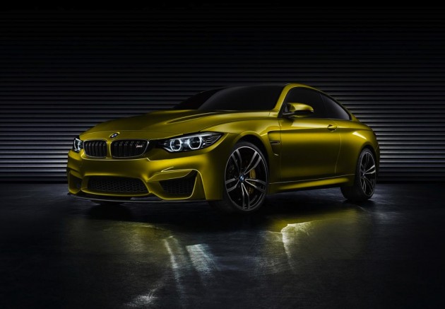 BMW M4 Concept Coupe yellow