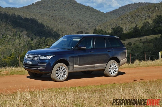 2013 Range Rover Vogue SE raised suspension