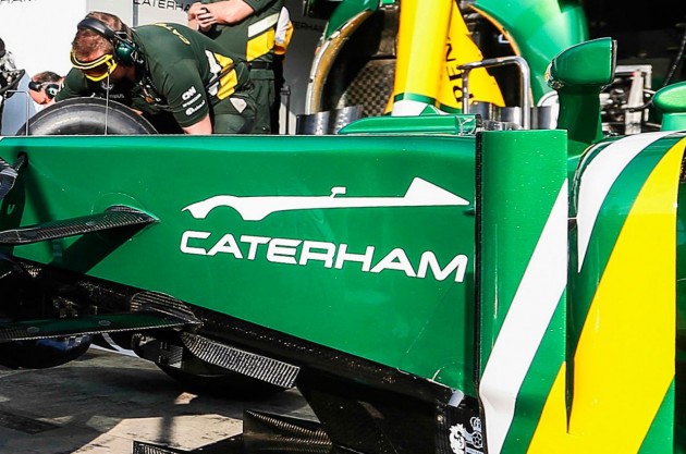 Caterham sports car teaser on F1 car