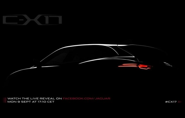 Jaguar C-X17 concept teaser