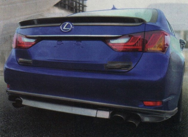 Lexus GS F prototype-rear