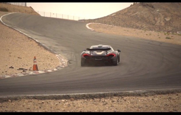 McLaren P1 testing