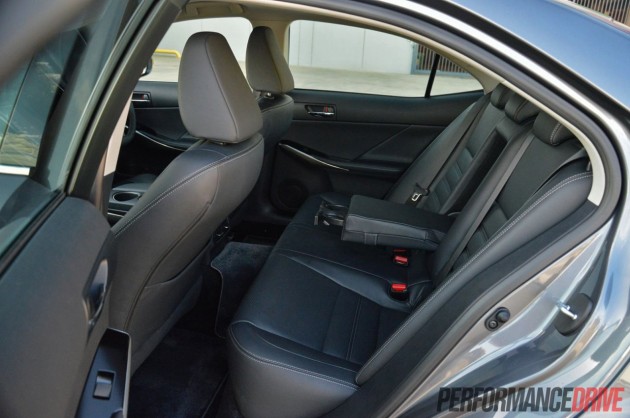 2013 Lexus IS 250 Luxury rear seats