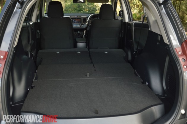 2013 Toyota RAV4 GXL folded seats
