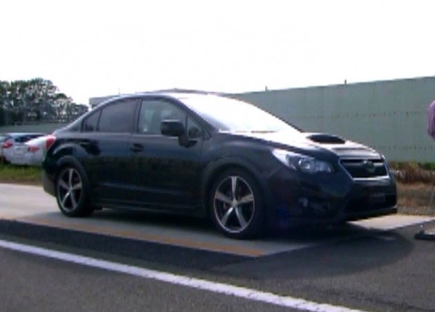 2015 Subaru WRX pre-production vehicle