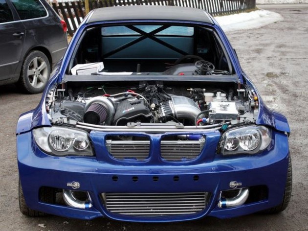 BMW 1 Series with M3 3.2 turbo-front