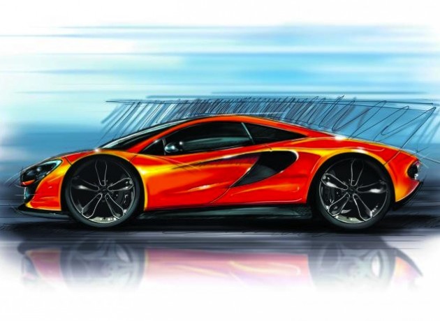 McLaren P13 depiction