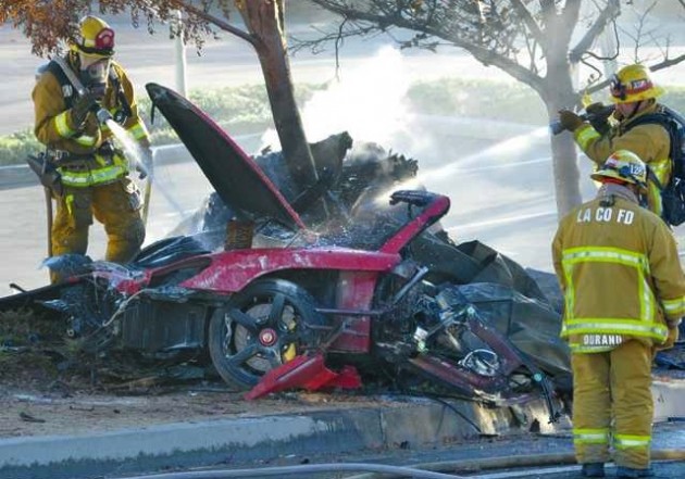Paul Walker crash Porsche