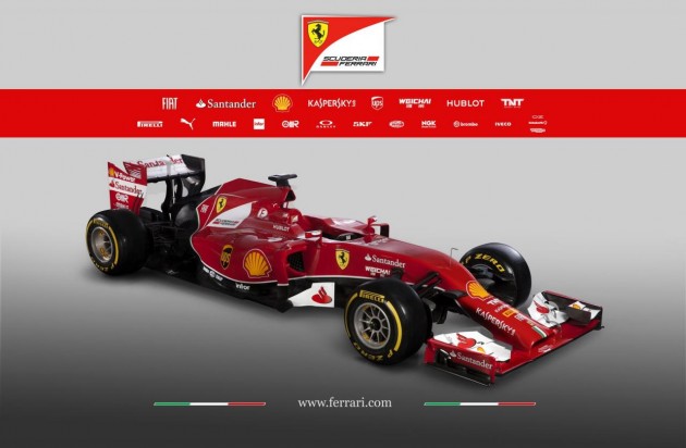 2014 Ferrari F14-T F1 car