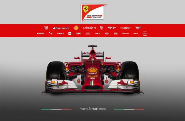 2014 Ferrari F14-T F1 car-front