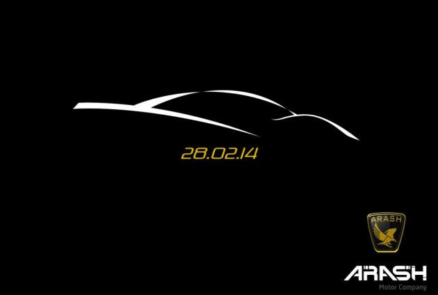 Arash Cars supercar teaser