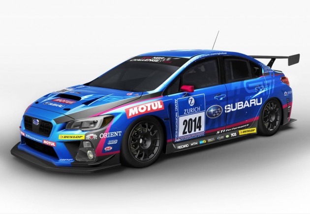 2014 Subaru WRX STI Nurburgring race car