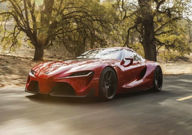 Toyota FT-1 concept-driving