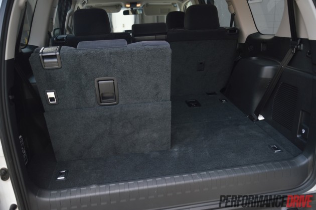2014 Toyota Prado GXL minimum cargo space