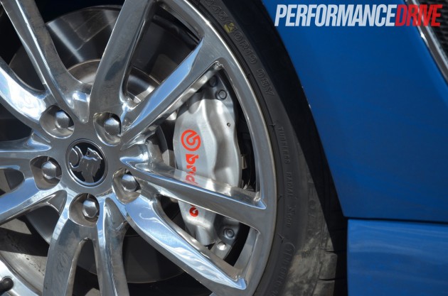 2014 Holden VF Commodore SS V Redline Ute polished wheels