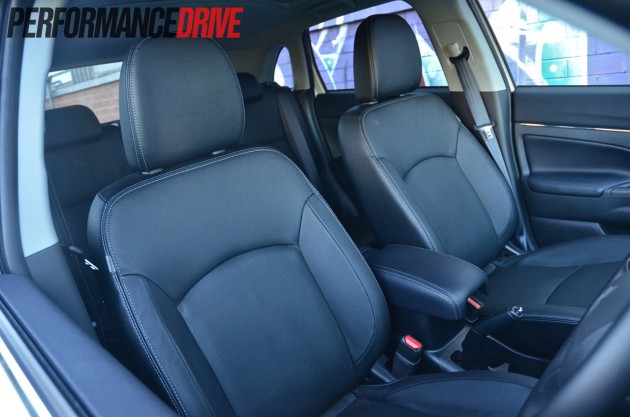 2014 Mitsubishi ASX Aspire AWD DiD front seats