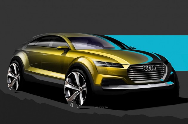 Audi Q4 concept sketch