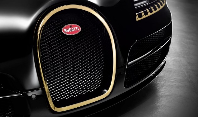 Bugatti Veyron Grand Sport Vitesse Black Bess-gold plated grile