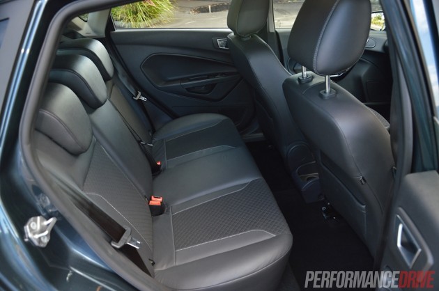 2014 Ford Fiesta S-rear seats