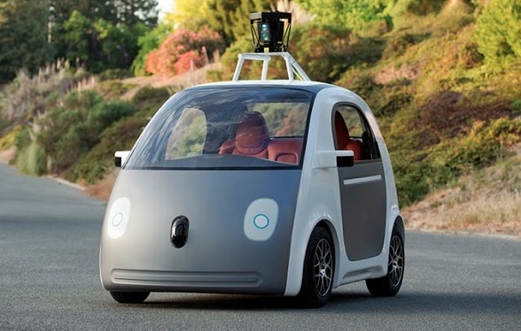Google car-no steering wheel