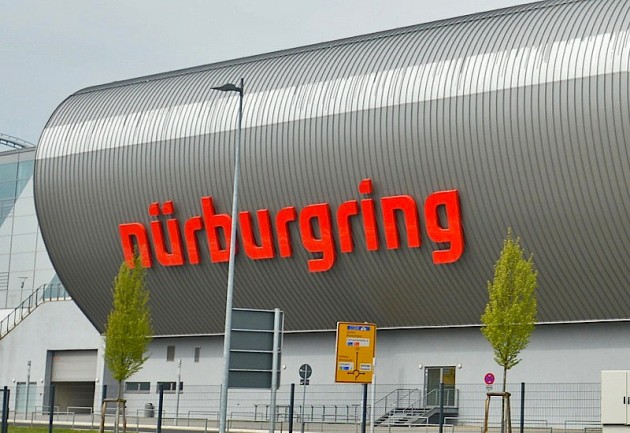 Nurburgring F1 track main grandstand