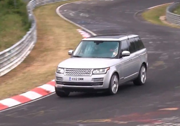 2015 Range Rover at Nurburgring