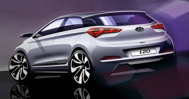 2015 Hyundai i20 sketch-rear