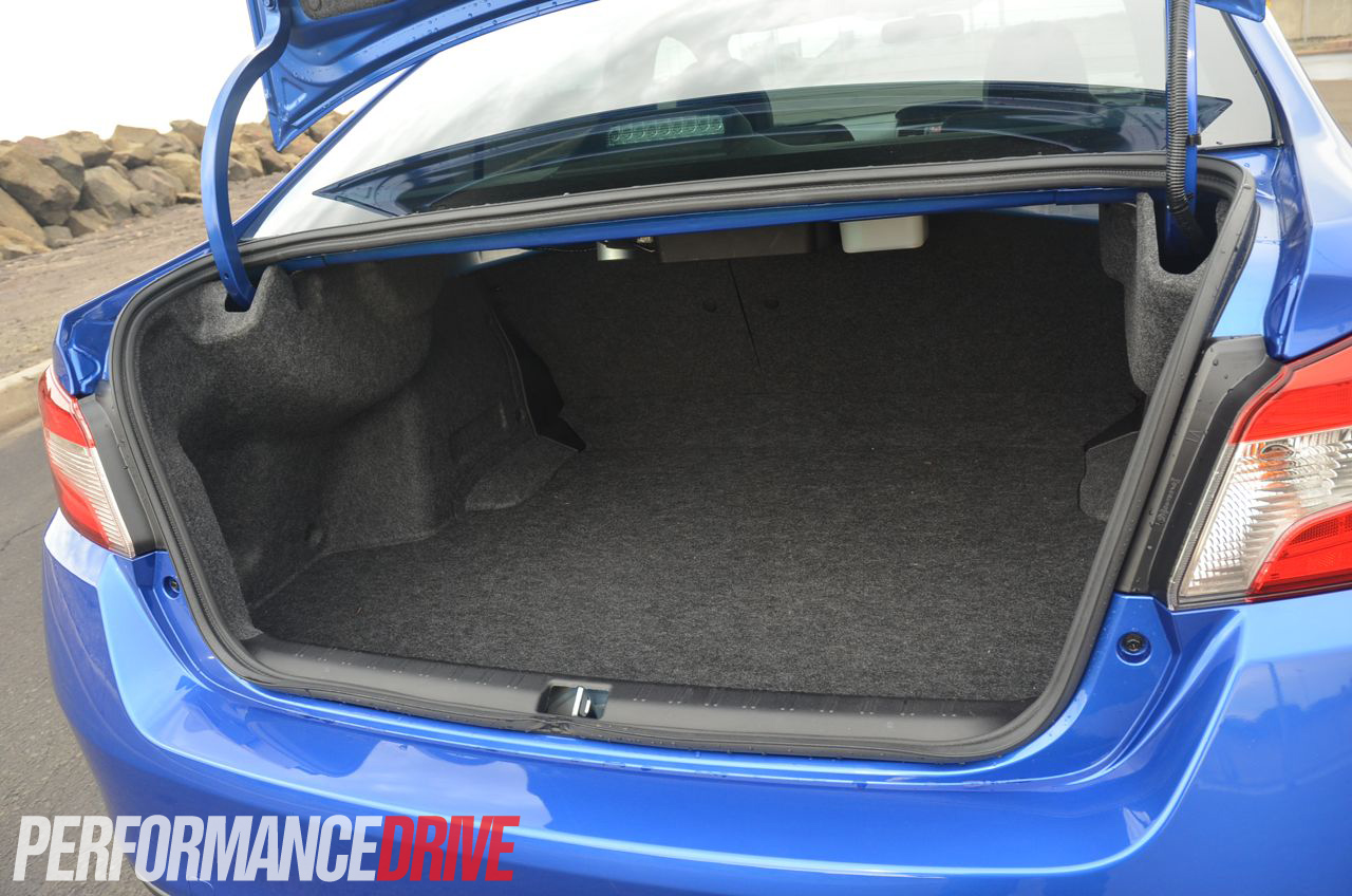 2015 Subaru WRX Premium boot space