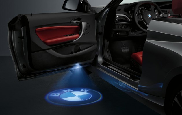BMW 2 Series convertible LED door projection