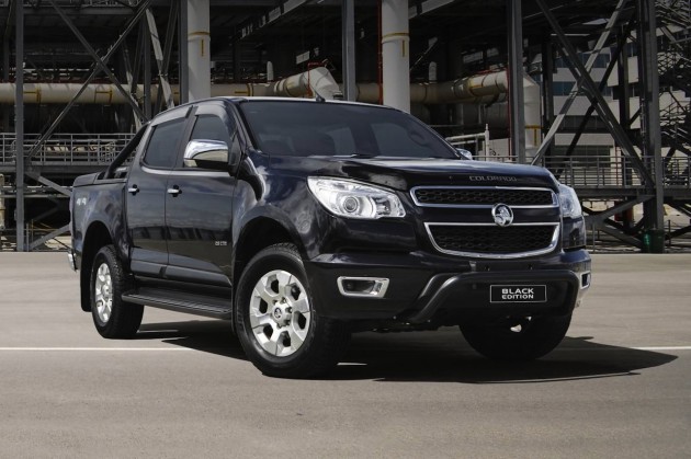 Holden Colorado Black Edition accessory pack