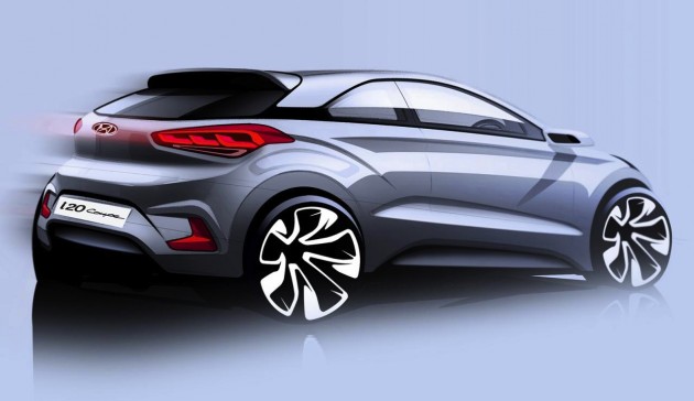 Hyundai i20 Coupe sketch