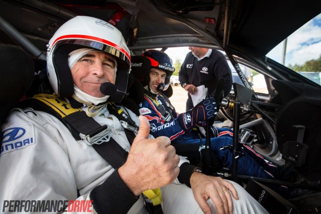 Jon Thomson and Chris Atkinson Hyundai i20 WRC