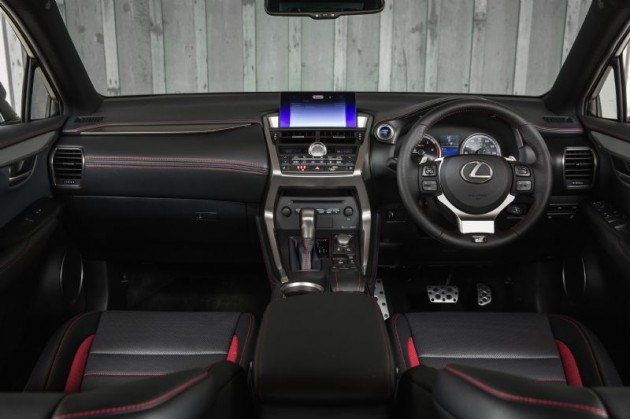 Lexus NX 300h F Sport interior