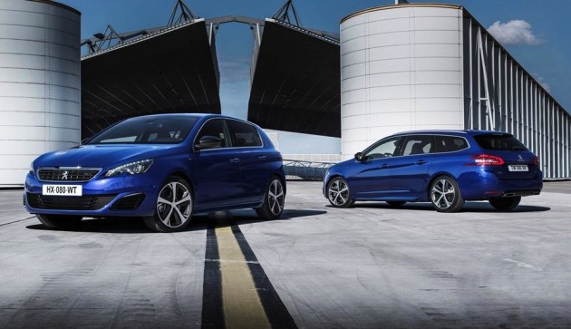 Peugeot 308 GT hatch and wagon
