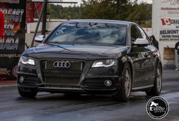 AWE Tuning Audi S4 quarter mile record