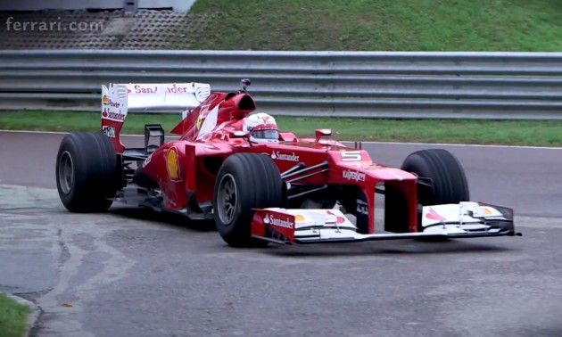 Sebastian Vettel Ferrari F1 debut