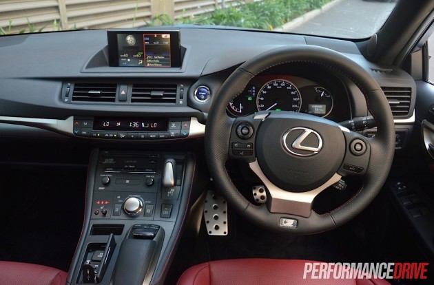 2014 Lexus CT 200h F Sport-interior